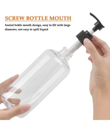 Buy Cenben 4-Pack 500ml PET Plastic Soap Dispenser - Pumping & Foam Hand Soap Bottles for Home Use - Transparent Shampoo & Soap Container - Buy Online on GoSupps.com
