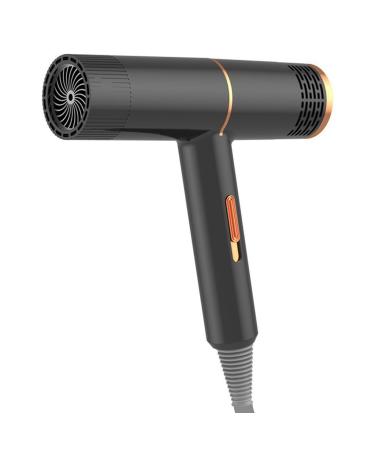 PERZOE Collagen-infused Hair Dryer with Blue Light Protection Advanced Temperature Control 800w High-power Negative Ion Household for Mute Quick Drying us Black US Plug US Plug Black