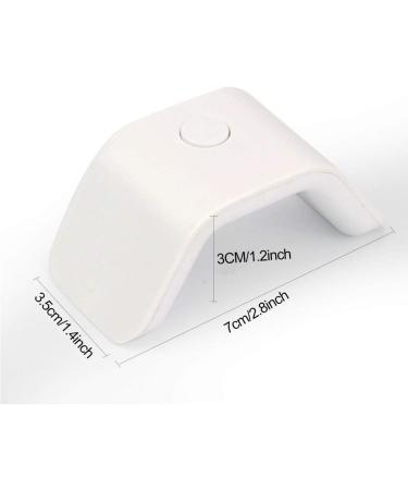 UV Nail Lamp uv lamps for gel nails 52W Single Finger UV Lamp Mini Manicure Nail Polish Dryer mini led nail lamp Professional UV Light for Fingernails and Toenails Home and Salon(1#) - Buy Online on GoSupps.com