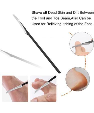 Professional Stainless Steel Pedicure Knife & Scraper - Effective Dead Skin & Corn Removal Tool - Buy Online on GoSupps.com