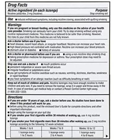 Walgreens Nicotine 2MG Mint Mini-Lozenges 135 ea - Stop Smoking Aid - Buy Online on GoSupps.com