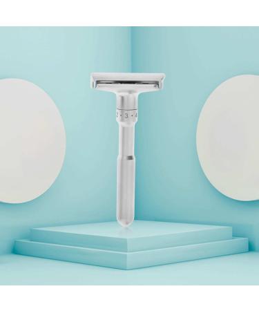 F Fityle Adjustable Safety Razor - Classic 1-6 Double Edge for Men's Shaving | 5 Blades Mild to Aggressive Shave - Buy Online on GoSupps.com