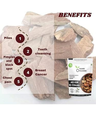 PUB Organics - Organic Arjun ki Chaal - 400 Gm - Arjuna Bark - Sourced from 100% Organic Farms - Buy Online on GoSupps.com