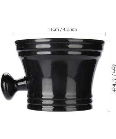 Premium Black Shaving Cream Bowl for Men | Plastic Soap Foam Shaving Bowl - Perfect for Smooth Shaves - Buy Online on GoSupps.com