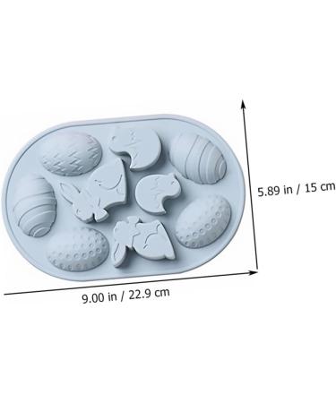 Alipis 2pcs Silicone Cake Mold Easter Egg Silicone Mold Mini Cake Mold Bunny Rabbit Decor Easter Rabbit Homemade Soap 3D Chocolate Animal Molds for Resin Silica Gel Pudding Accessories - Buy Online on GoSupps.com