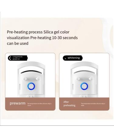 Kochenty USB Rechargeable Electric Eyelash Curler with 3 Levels Temp Fast Heating and Long Lasting - Buy Online on GoSupps.com