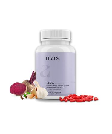 Mars NitroFlux: A Natural Nitric Oxide Booster for Performance Energy & Circulation 1 Count (Pack of 1)