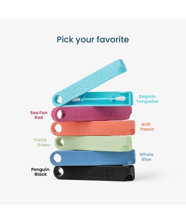 LastSwab Reusable Cotton Swabs for Ear Cleaning - Sustainable & Sanitary Alternative - Zero Waste - Easy to Clean - Travel Case Included (Black) - Buy Online on GoSupps.com