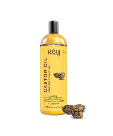 Naturals Cold Pressed Extra Virgin Castor Oil For Hair Growth | Nourishing Hair Oil For All Hair Types | Deeply Moisturizes Repairs And Strengthens Hair | For Hair Growth And Adds Shine (6.76 Fl Oz)