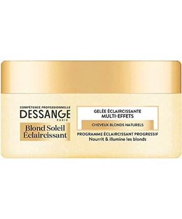 Dessange DESSANGE - Multi-Effect Lightening Jelly Sun-Kissed Blonde - Formula Enriched with Lily Flower - Gradually Nourishes & Illuminates - For Natural Blonde Hair - Leave-In - 150 ml