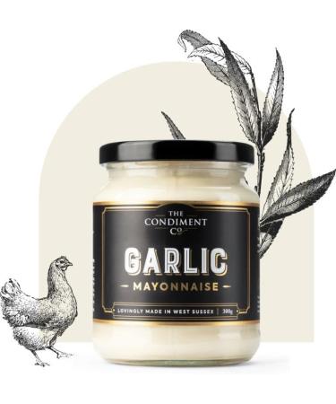 The Condiment Co Mayonnaise Pick N Mix - Choose From 6 Flavours | Chipotle Classic Garlic Hot Chilli Lemon Vegan - Lovingly Made In West Sussex - Pack of 2 x 300g - Buy Online on GoSupps.com