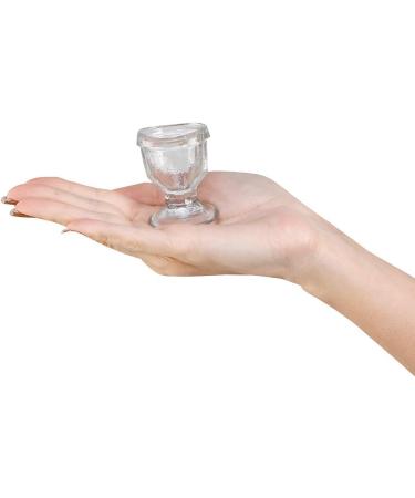 ChillEyes Transparent Glass Eye Wash Cup - Set of 2 | Eco-Friendly & Non-Reactive Eye Rinse Solution - Buy Online on GoSupps.com