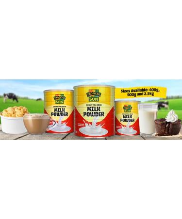 Tropical Sun Instant Full Cream Milk Powder Dairy Drink Coffee Tea Whitener Custard Dessert Baking Cooking 2.5kg Pack of 1 with Welari Thank You Card | (1pack) (1x2.5kg) - Buy Online on GoSupps.com