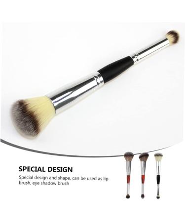 SOESFOUFU 3pcs Double-ended Makeup Brush Blush Brush Double-head Brush Hair Bubbles for Wooden Handle - Buy Online on GoSupps.com