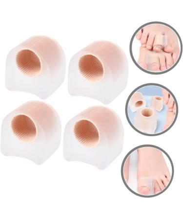 Lurrose 2 Pairs Silicone Gel Toe Spacers & Bunion Protector Sleeves - Multipurpose Fiber Tool for Men, Small Toes Separators - 2.7x2.2cm - Buy Online on GoSupps.com