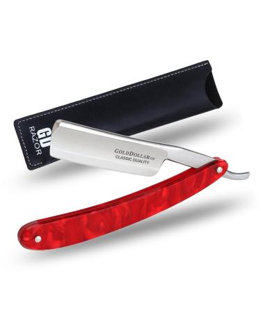 Straight edge razor men without stabilizer barber straight razor with acrylic handle shaving safety razor