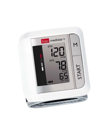Boso Medistar+ Wrist Blood Pressure Monitor - 90 Memory Measurements Extra Large Display & Arrhythmia Detection - Fits 13.5-21.5 cm Cuff - Buy Online on GoSupps.com