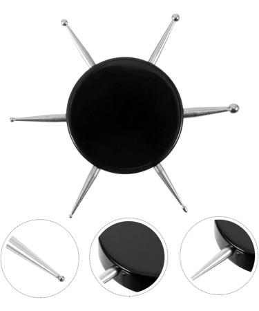 minkissy 5pcs Nail Art Drill Pen Circular Dotting Tool Nail Stone Picker Pen Nail Art Embossing Stylus Nail Art Tip Dotting Pens Ball Stylus Dotting Tools Nail Tools Acrylic Round Crystal 6.9x6.9cmx5pcs Blackx5pcs - Buy Online on GoSupps.com