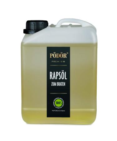 PDR - Rapeseed oil for frying 2500 ml - hot-pressed - natural - unfiltered