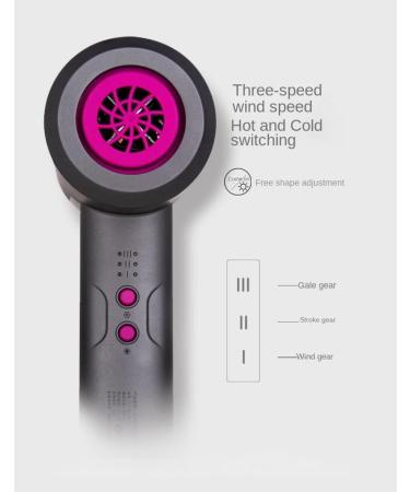 Cordless Hair Dryer Dryer Hair Dryer with Diffuser Heating and Cool with 3 Speeds Rechargeable Battery Hair Dryers Lightweight Hairdryer for Women Outdoor Hair Dryer - Buy Online on GoSupps.com