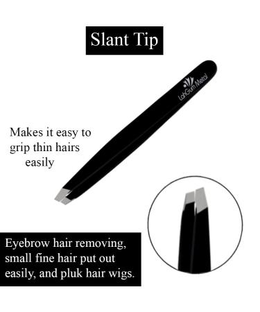 12 Piece Slant Tweezers Set | Bulk Pack Stainless Steel Eyebrow Tweezers | Wholesale Black Multipack | Precision Slant Tip | Variety Pack of 12 | Women's Brow Tweezers - Buy Online on GoSupps.com