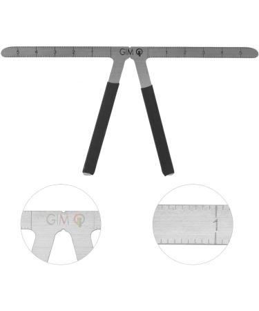 Eyebrow Drawing Shaping Template Eyebrow Ruler with Scale Practical Three Points Positioning Eyebrow Makeup Aid Accessories Reusable Eye Brow Measurement Tool Made of Alloy - Buy Online on GoSupps.com