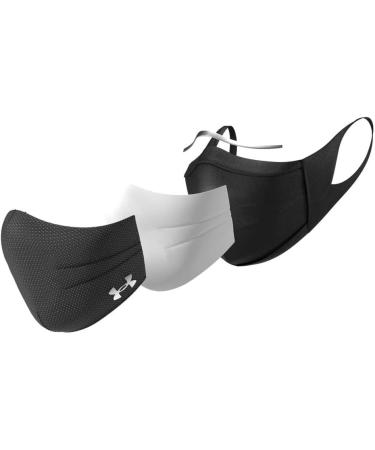 Under Armour Adult Sports Mask Black (002)/Silver Chrome X-Small/Small X-Small/Small - Sports Mask Black (002)/Silver Chrome - Buy Online on GoSupps.com