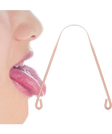 Pure Copper Tongue Scraper - Effective Tongue Cleaner to Remove Bad Breath | International Shipping Available - Buy Online on GoSupps.com