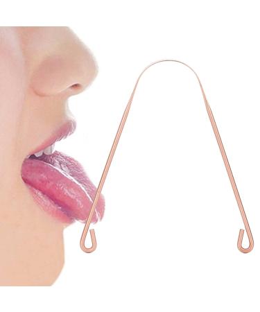 Premium 100% Pure Copper Tongue Scraper | Professional Tongue Cleaner for Bad Breath & Oral Care - Ideal for Adults & Children - Buy Online on GoSupps.com