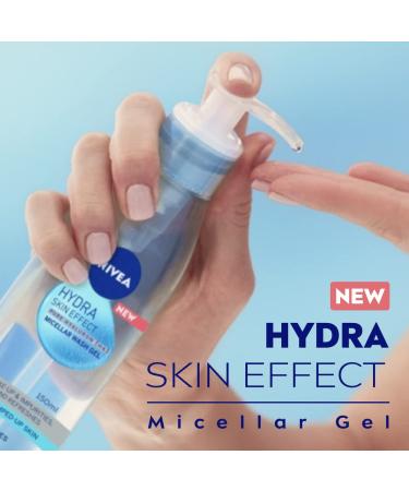 Nivea Hydra Skin Effect Micellar Face Wash 150ml - Hydrating Cleanser for All Skin Types | International Shipping Available - Buy Online on GoSupps.com