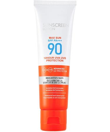  Sloane Moisturizing Sunscreen SPF 90 - Oil Free Natural Sun Protection with Wide Spectrum of Action - Face Sun Protection Sun Protection for Sage - Buy Online on GoSupps.com