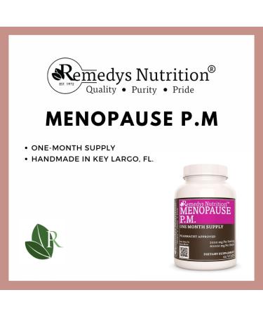 Buy Remedy Nutrition Meno-Pause PM 1000mg Capsules | Vegan & Natural Support for Menopause Relief 60 Capsules - Buy Online on GoSupps.com