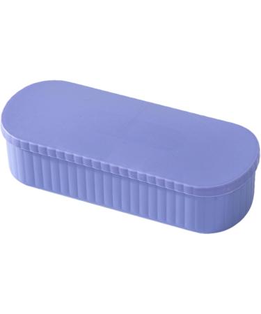 Makeup Brush Cleaning Container | Makeup Brushes Storage Box Cleaning Mat | Efficient Cleaning Tool Dustproof Sponge Washer for Sponges Brushes Powder Puff Three Generations of Purple - Buy Online on GoSupps.com