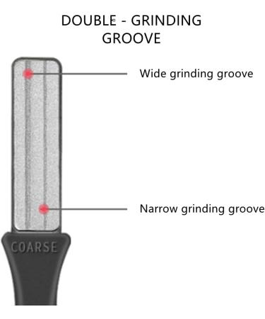 Fishing Hook Diamond Dual Grit Sharpener - Double Sided Whetstone for Anglers | Premium Fishing Grinding Tool - Buy Online on GoSupps.com