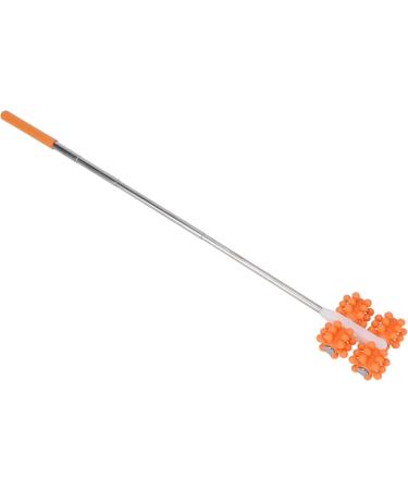 Verdant Touch Back Scooter Massage Device | Teleskoproller for Muscle Soreness & Pain Relief Ideal for Men & Women (Orange) - Buy Online on GoSupps.com
