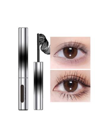 Outfmvch Metal Mascara Extensions Eyelash  Bristleless Metal Mascara Washable Long Lasting Waterproof Tubing Mascara  Feathery Soft Lashes Against Clump Clear Mascara Black 0.04 Ounce (Pack of 1)