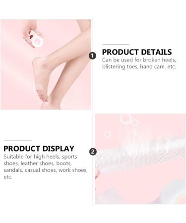 Heel Moleskin Tape Rolls - Adhesive Bandages for Clear Blisters - Anti- Padding Foam Adhesive Heel Pads - Buy Online on GoSupps.com
