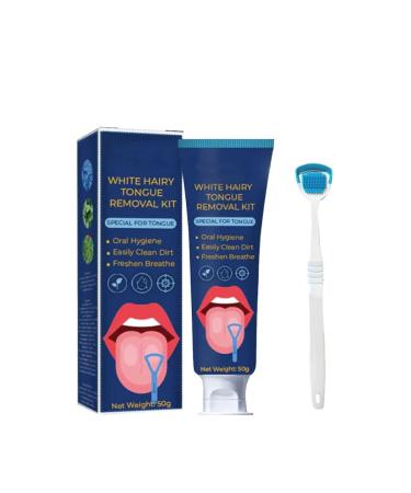 2 pieces of tongue scraps cleaning brush set tongue cleaning gel tongue brush for men women 2 pieces of tongue cleaning gel 2 pieces tongue brush