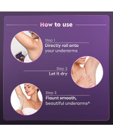 Underarm Roll On Women Deodorant - Pearl & Beauty Fine Fragrance 50 ml | Smooth Beautiful Underarms - Buy Online on GoSupps.com