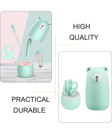Hinkyoung 4-in-1 Baby Nail Care Set - Nail Clippers, Scissor, File, Tweezers for Newborn, Infant, Toddler - Buy Online on GoSupps.com