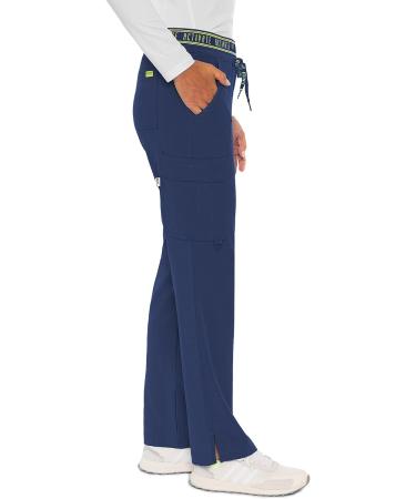 Med Couture Women's Activate Collection Flow Cargo Pants - Medium Navy - Buy Online on GoSupps.com