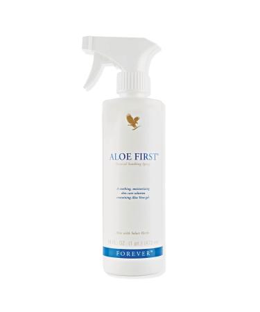 Forever Living Products Aloe First 473ml Skin Soothing formua 80% Pure Inner Leaf Aloe Vera Gluten Free Vegetarian Friendly