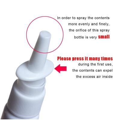 3Pcs 1oz Amber Glass Nasal Spray Bottles for Saline Irrigation - Pump Cleanser Container - Buy Online on GoSupps.com