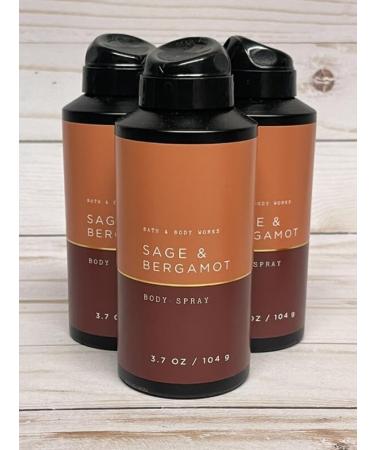 3 Sage & Bergamot bath Body Spray 3.7oz