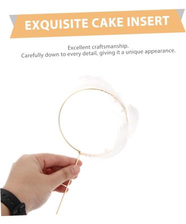 ibasenice Cake Pick Party Supplies Cake Decoration Cake Topper Dessert White Props M White - Buy Online on GoSupps.com