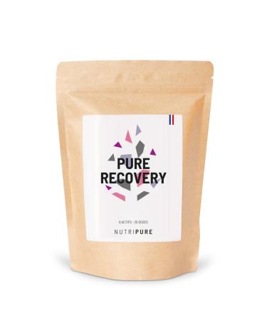 NUTRIPURE - Pure Recovery - All-in-1 Bodybuilding Supplement - Optimises Recovery - Whey Protein Isolate BCAA Collagen Zinc Magnesium - 775 mg - Neutral Flavor - Made in France