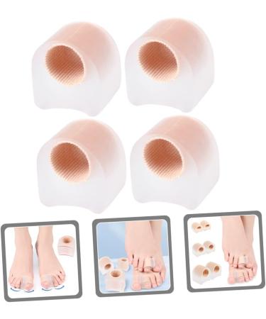 2 Pairs Toe Separator & Protector Set | Multipurpose Fiber Tool for Toe Separation, Bunion Cover & Hammer Toe | Reusable Toe Spacers | 3.6x3.5cm - Buy Online on GoSupps.com