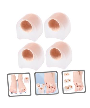 Healifty Bunion Toe Separators 2 Pairs | Silicone Sleeves Thumb Protector for Men | Bunion Guard Shield | Gel Toe Spacers | Yoga Foot Separators | 2.7x2.2cm - Buy Online on GoSupps.com