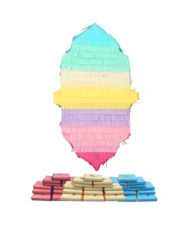 Lantern Piñata and Chocolate Squares – Multicolor