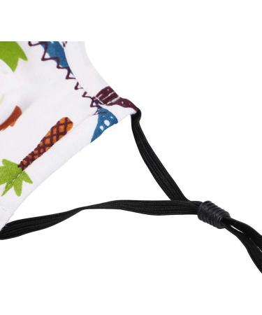 5 Pieces Kids' Anti Pollution Mouth Covers Cartoon Cotton Half Face Mouth Children Reusable Washable Facial Decoration with Breathable Filters Mouth Cover Couple Seamless Outdoor Riding - Buy Online on GoSupps.com